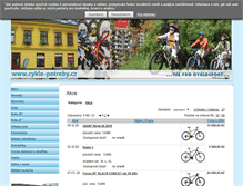 Tablet Screenshot of cyklo-potreby.cz